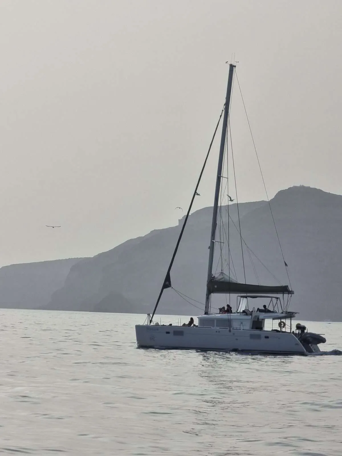 Catamaran cruise, Santorini, Greece
