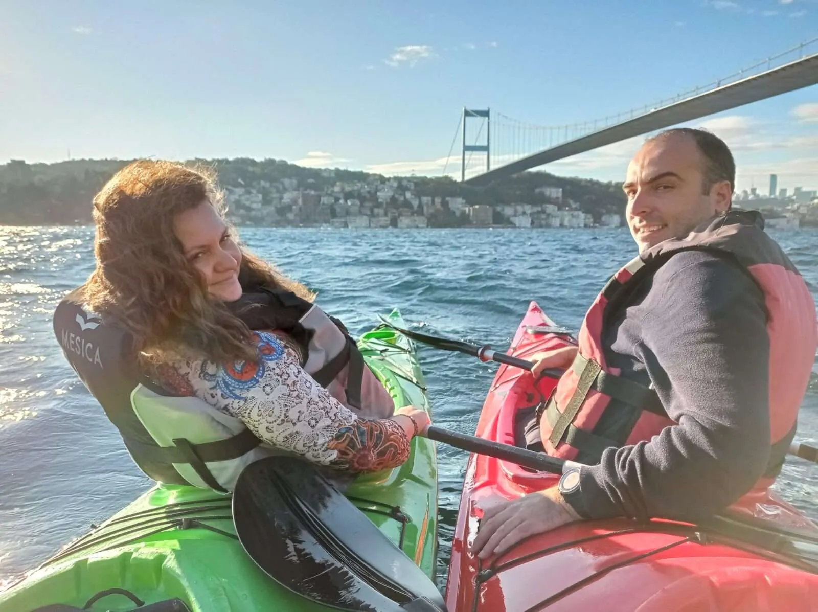 Kayaking Istanbul, Bosphoros, Turkey