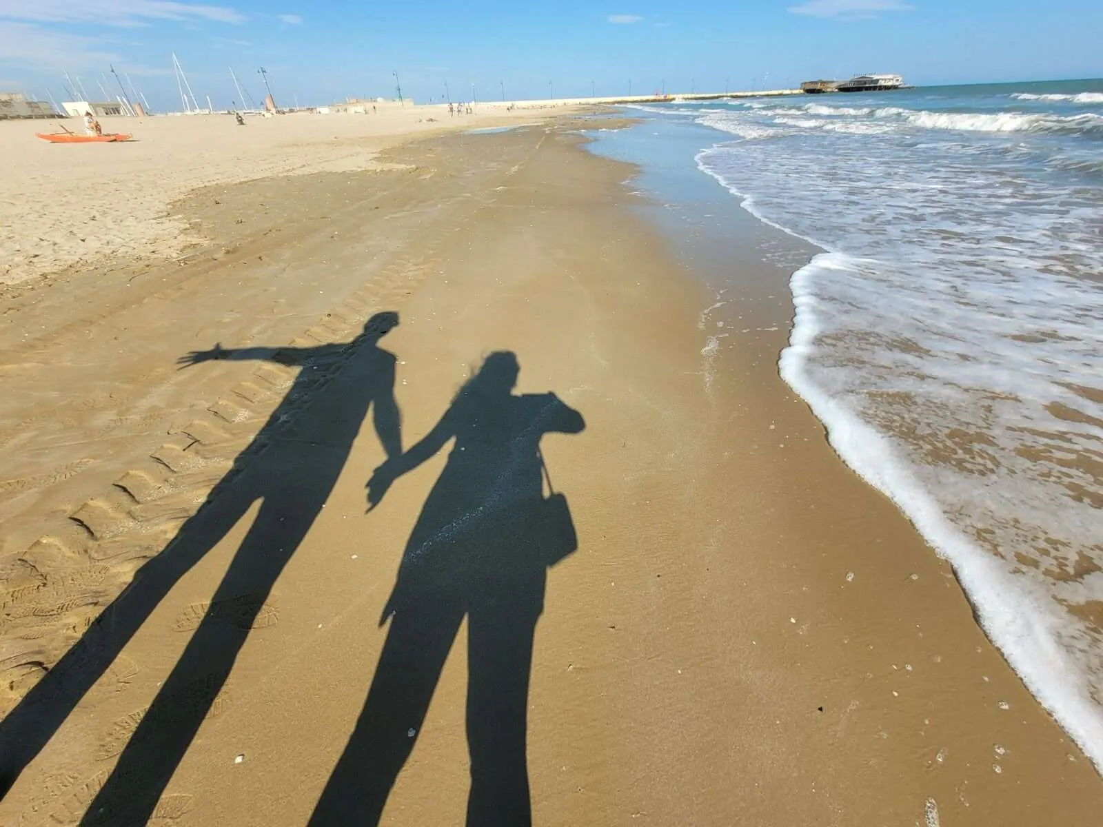 Rimini beach, Italy