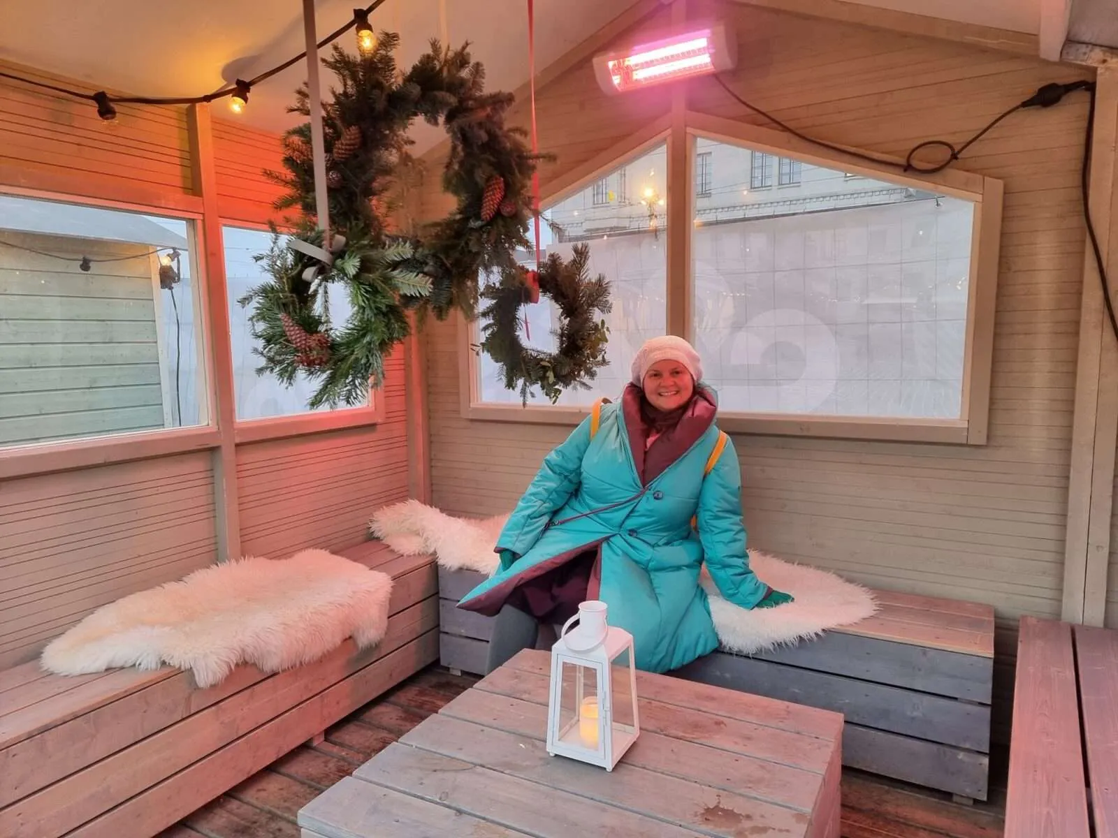 Christmas market at Market Square, Helsinki, Finland