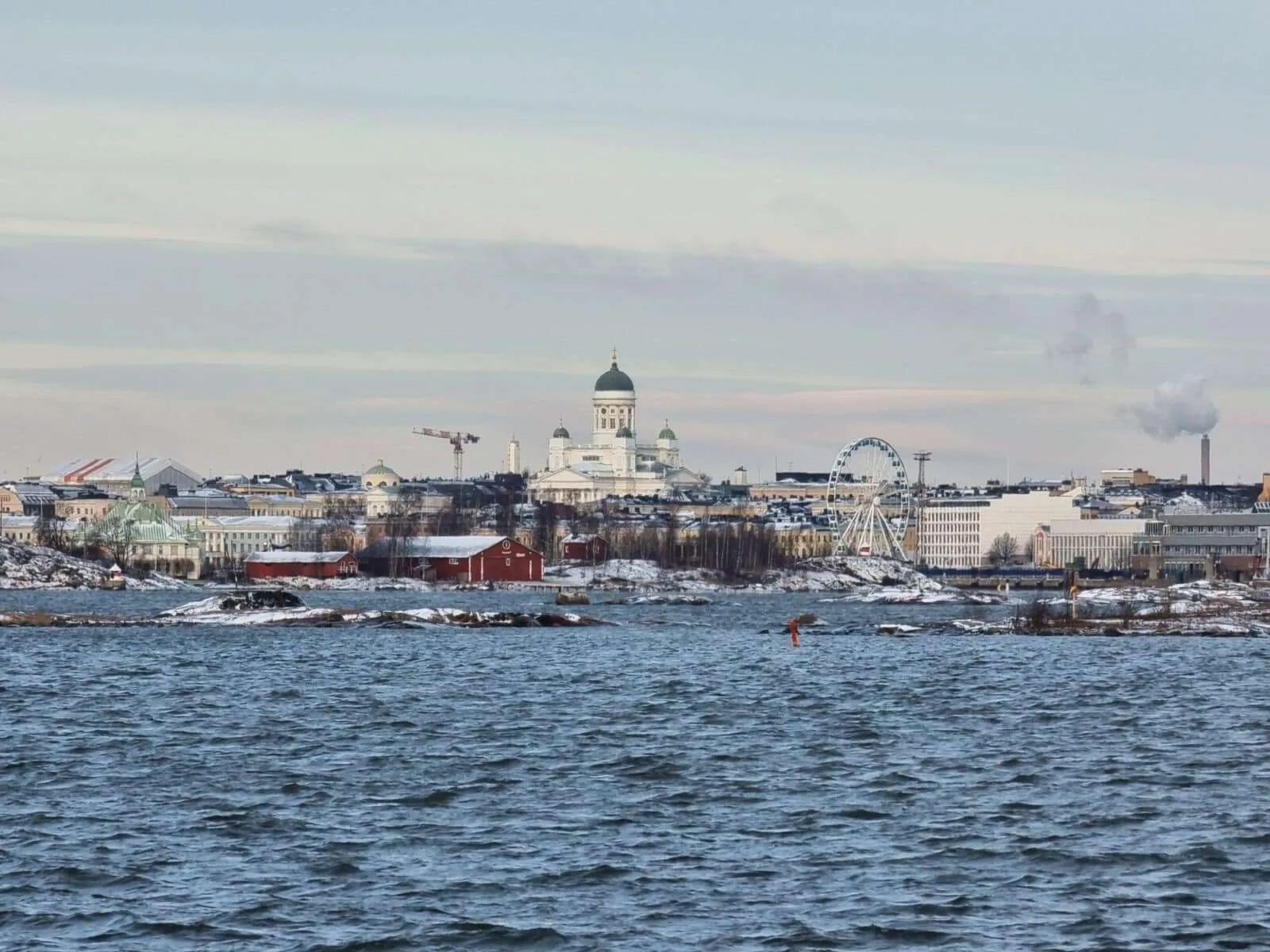 View of Helsinki, Finland from Suomenlinna Island