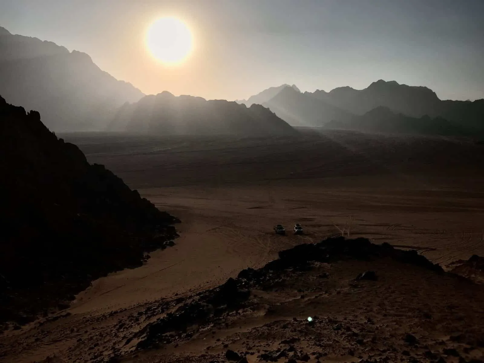 Sunset in Eastern Desert, Hurghada, Egypt