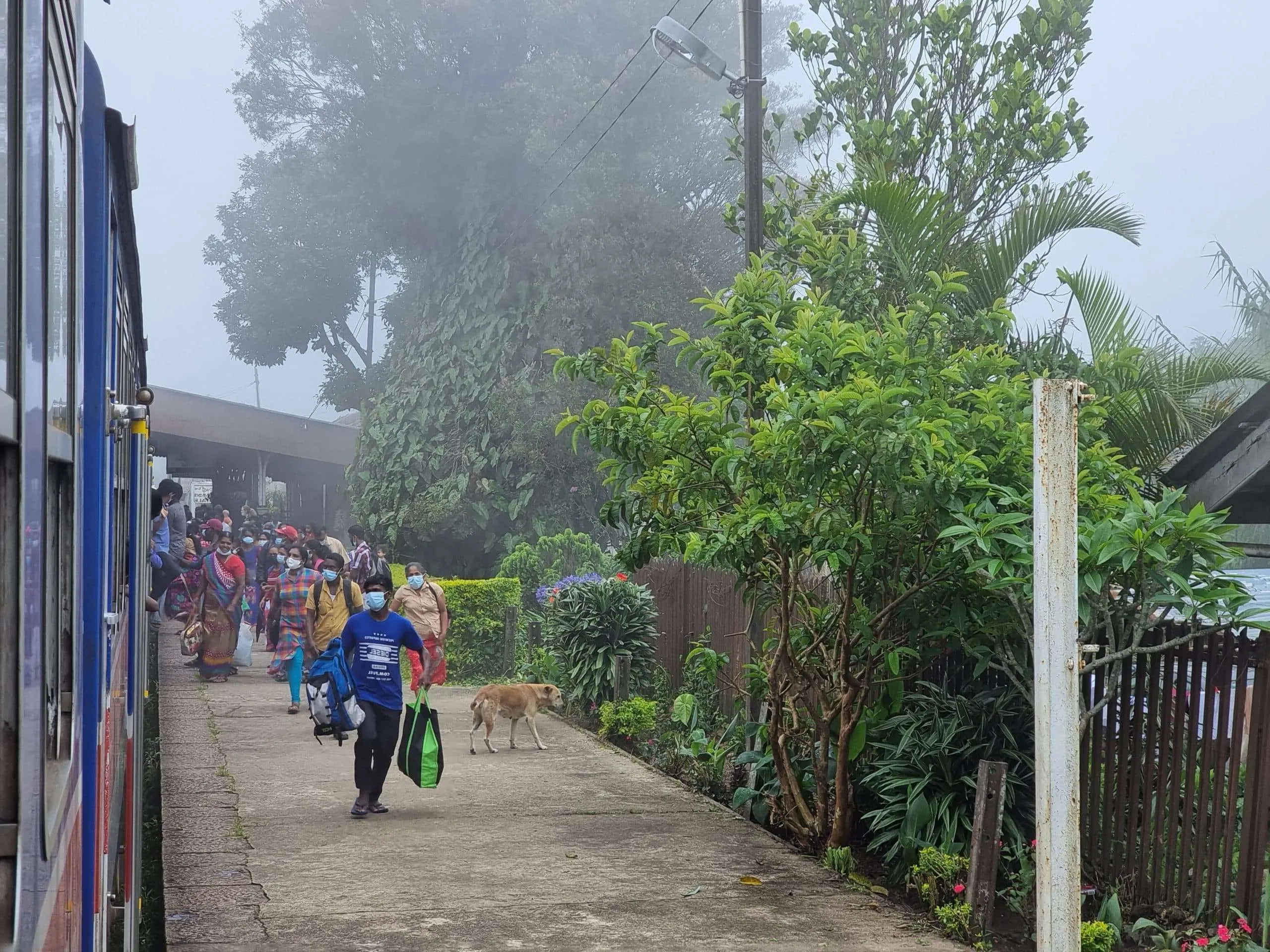 Train station in Sri Lanka