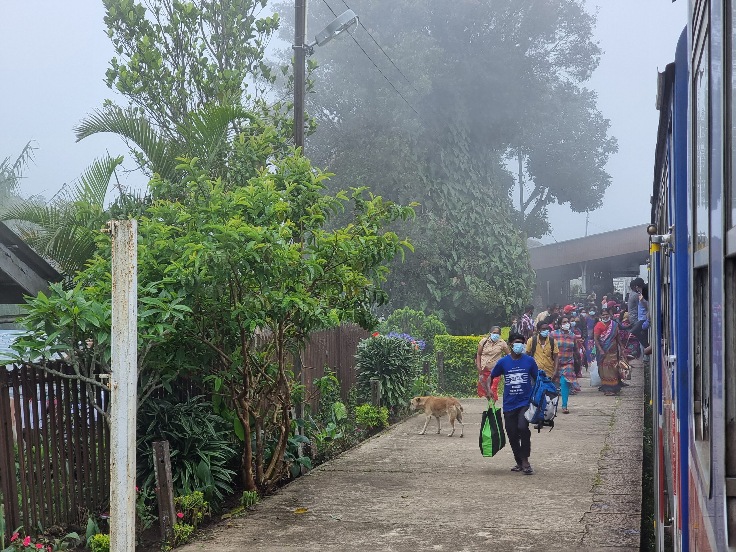 Train station in Sri Lanka