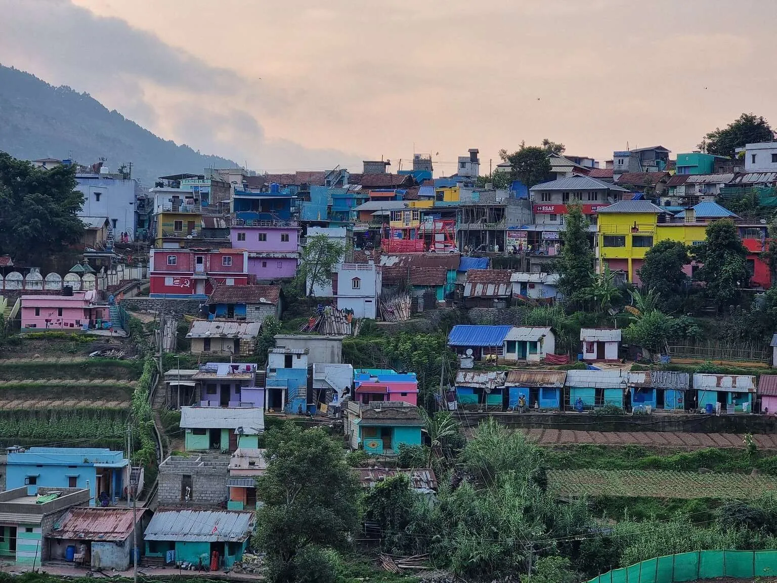 Vattavada village, Munnar, Kerala, India