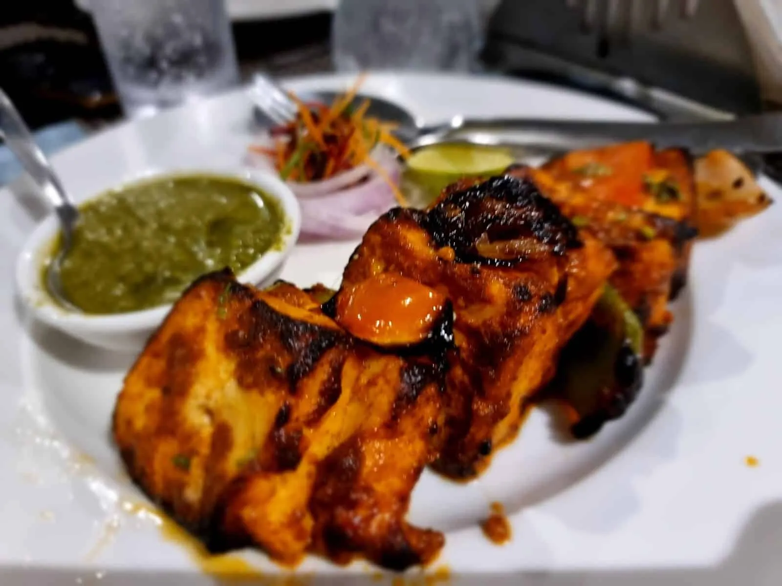 Food in Aveda Kumarakom, resort in Kerala, India