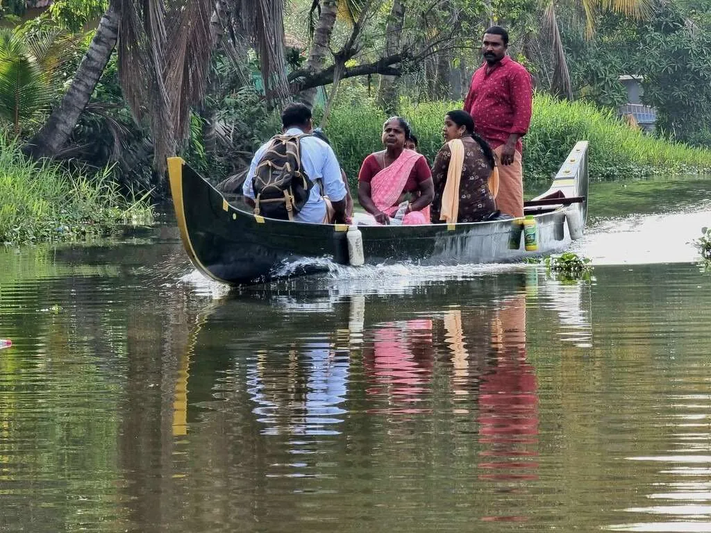 Responsible tourism in Kumarakom, Kerala, India