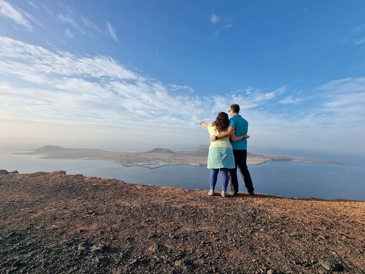 View over La Graciosa from Mirador del Rio, Lanzarote
