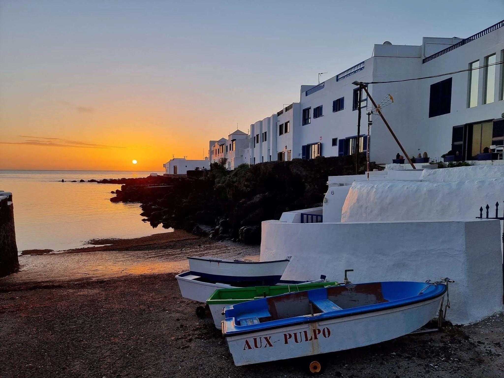 Sunrise in Punta Mujeres, Lanzarote