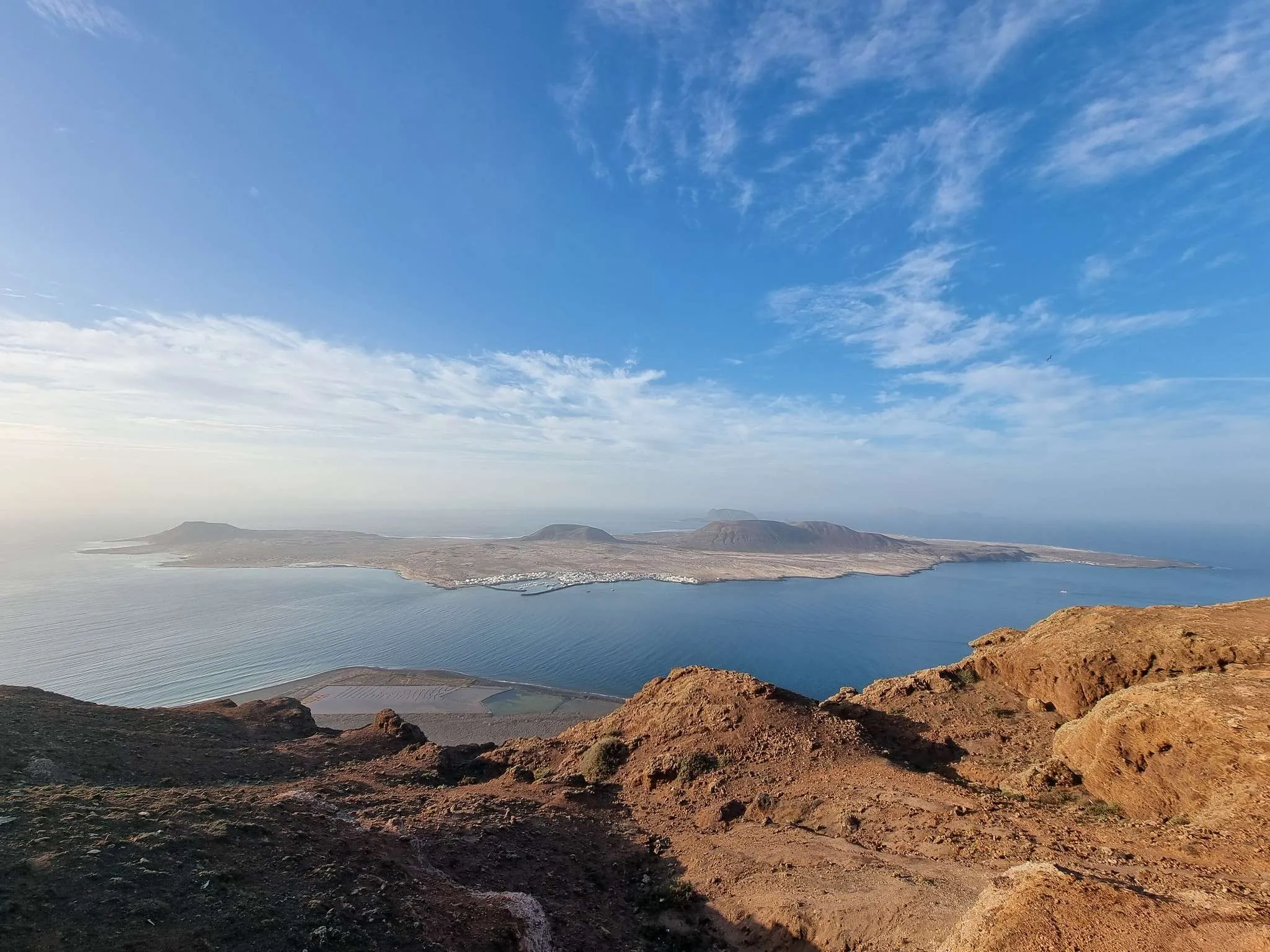 View over La Graciosa from Mirador del Rio, Lanzarote