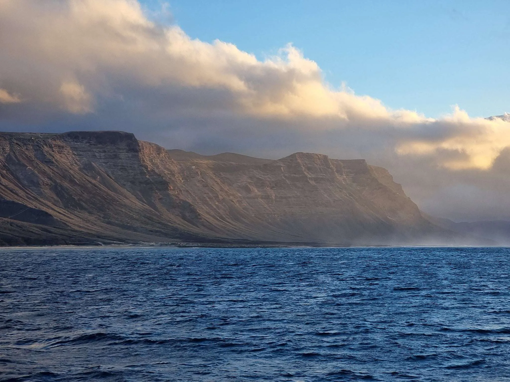 Lanzarote rugged coastline