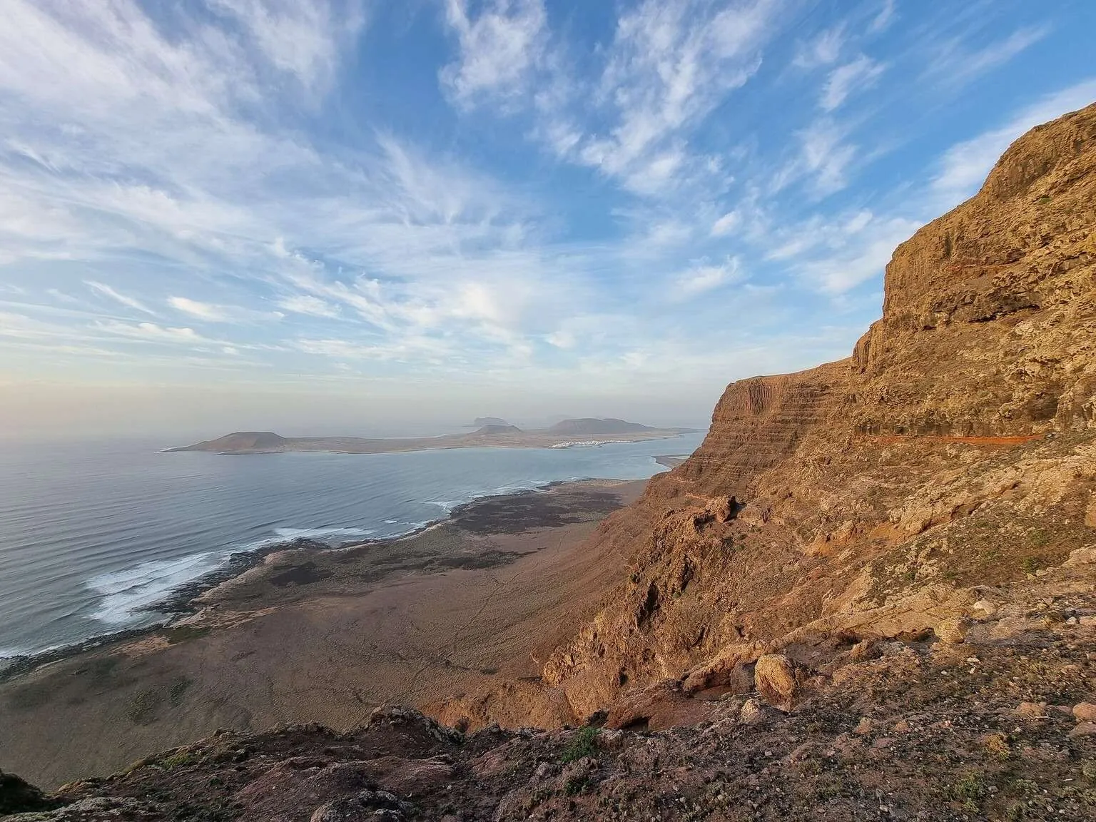 Sunset view from Mirador del Guinate, Lanzarote