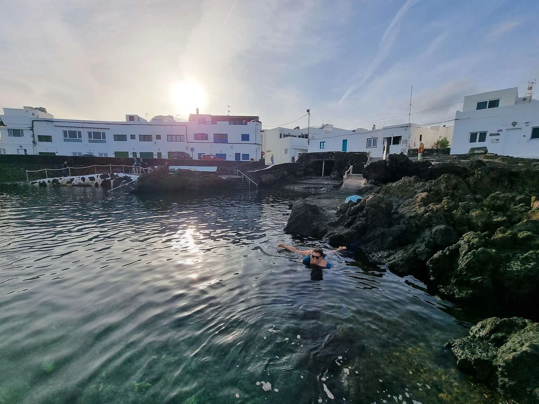Natural pools in Punta Mujeres, Lanzarote