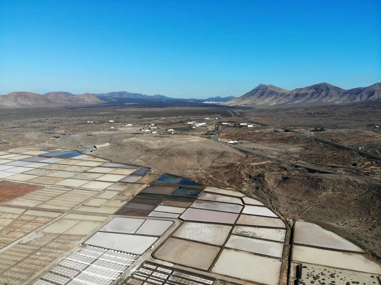 Salinas de Janubio, Lanzarote by drone