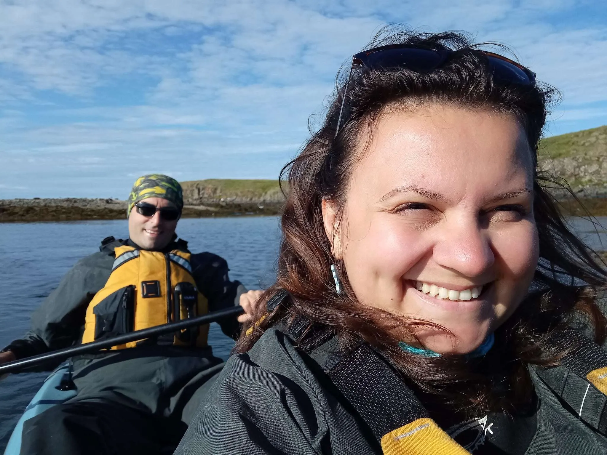 Sea kayaking on Snรฆfellsnes Peninsula, Iceland