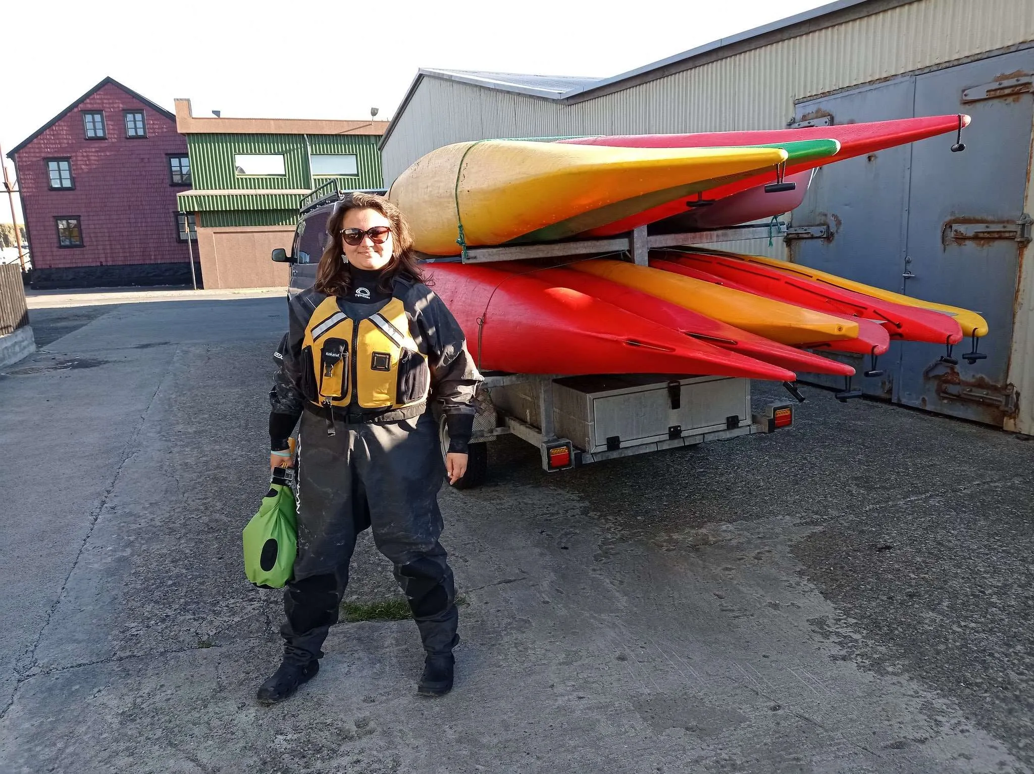 Sea kayaking on Snรฆfellsnes Peninsula, Iceland