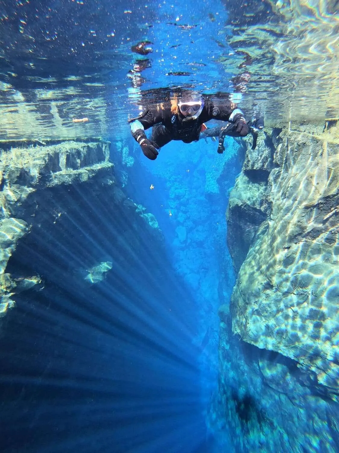 Silfra snorkeling, Iceland