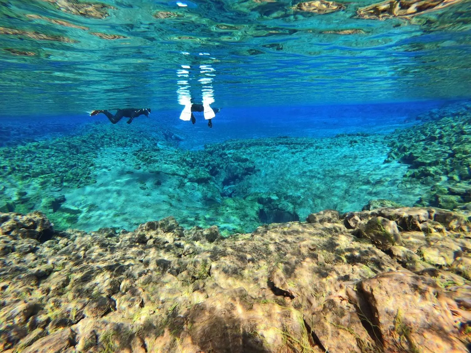 Silfra snorkeling, Iceland