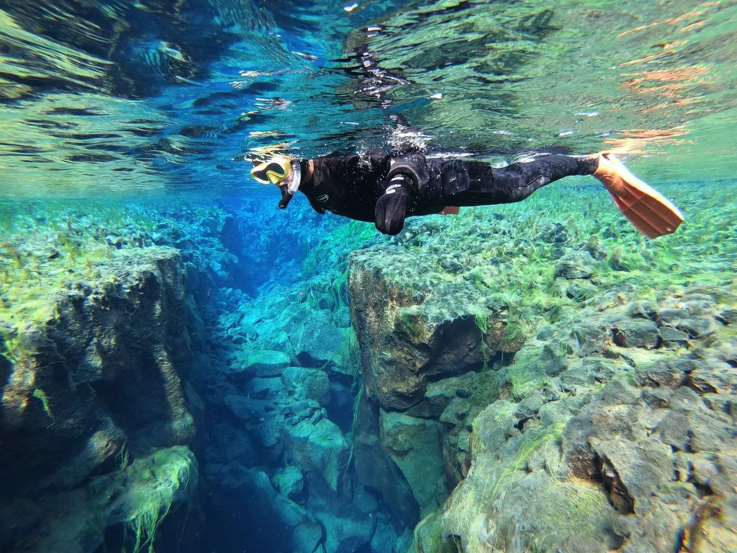Silfra snorkeling, Iceland