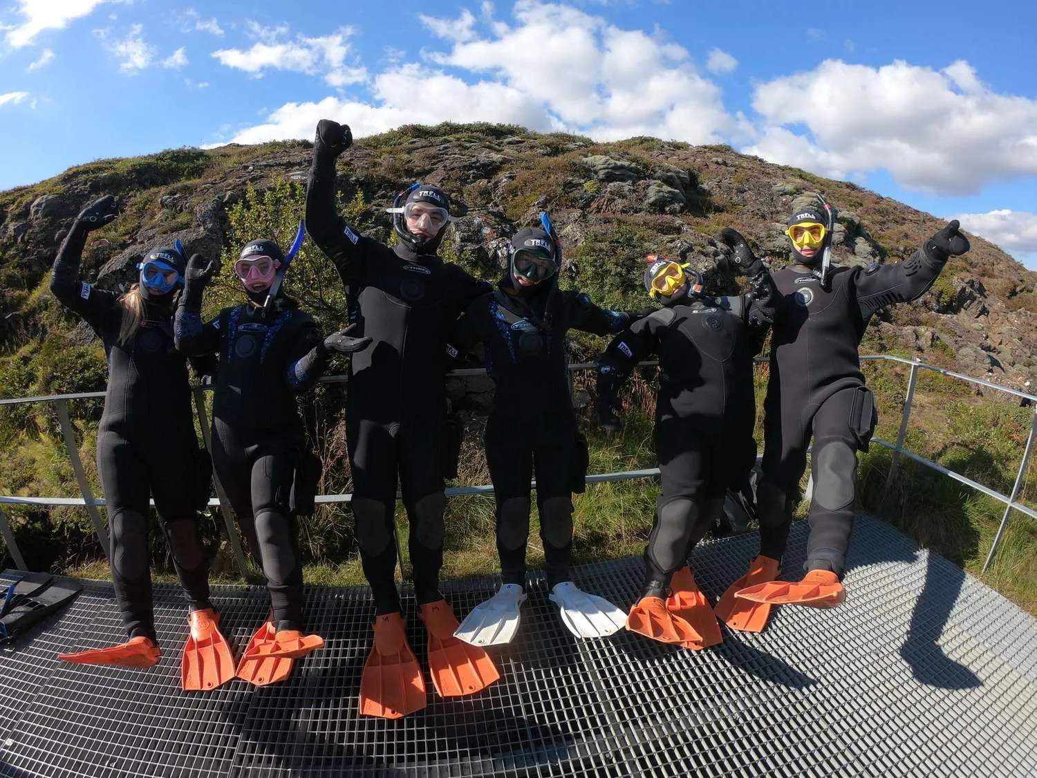 Silfra snorkeling, Iceland
