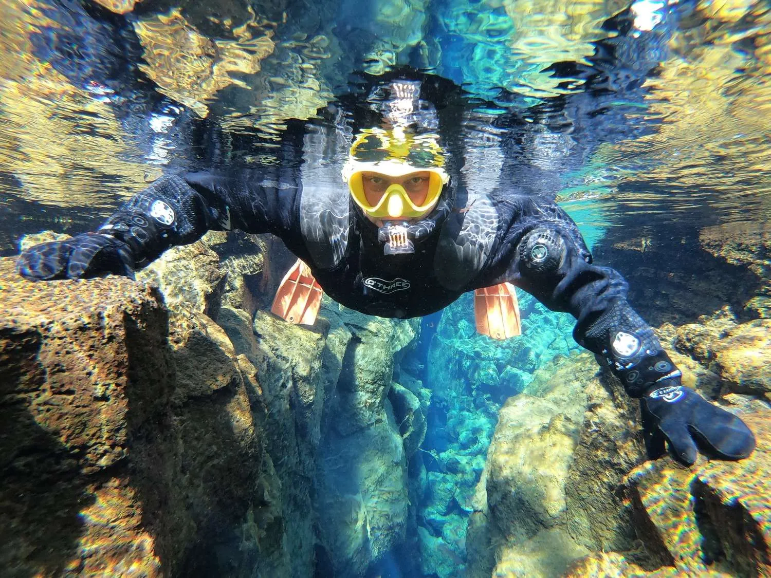 Silfra snorkeling, Iceland