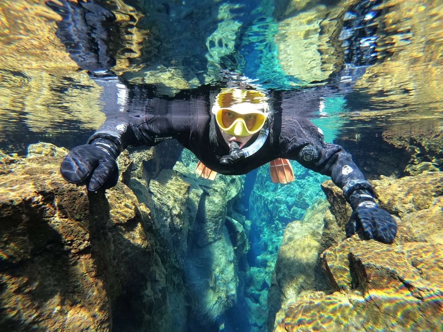 Silfra snorkeling, Iceland