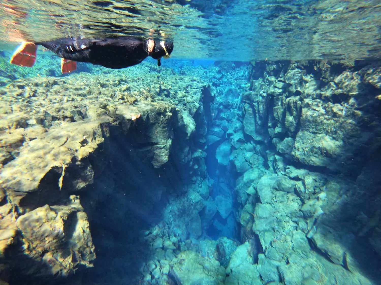 Silfra snorkeling, Iceland