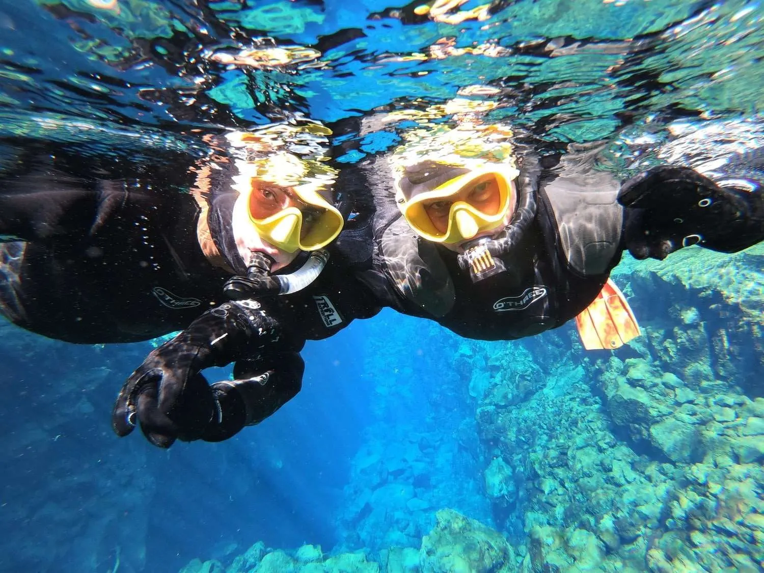 Silfra snorkeling, Iceland