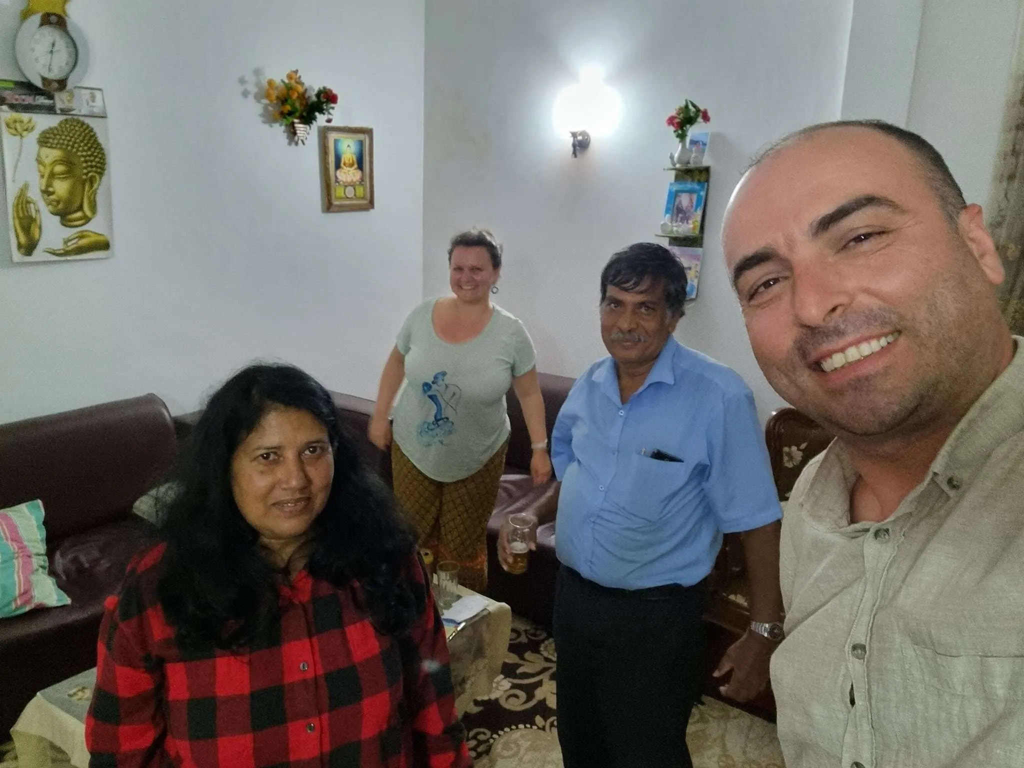 With Anu and Upali in Nuwara Eliya, Sri Lanka