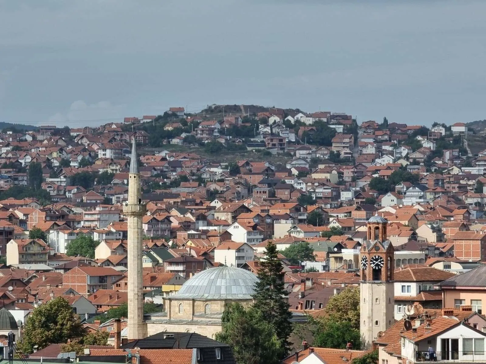 View of Pristina, Republic of Kosovo