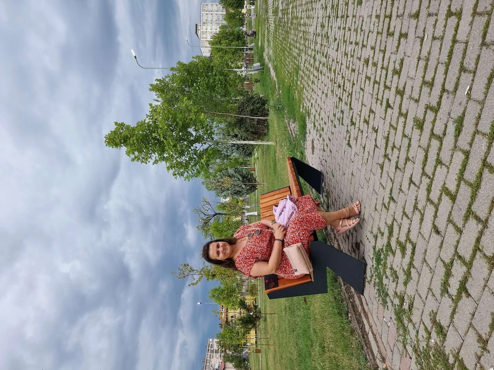 Park near National Library of Kosovo, Pristina Republic of Kosovo
