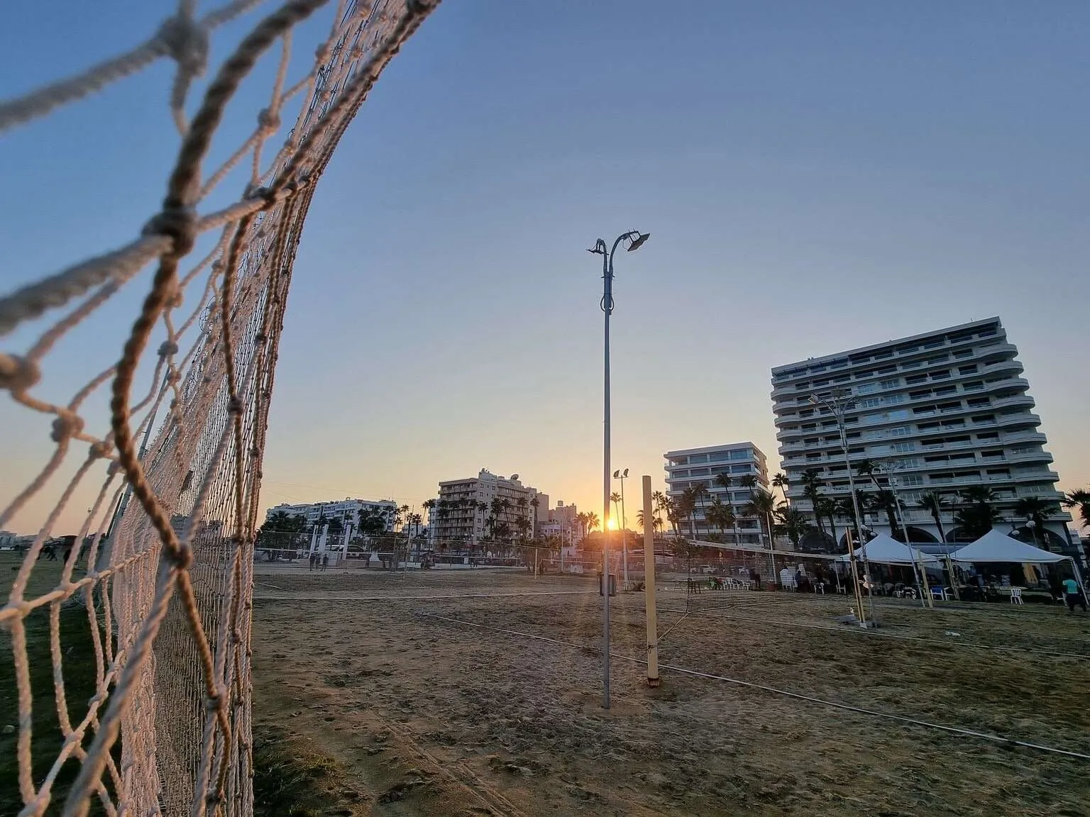 Larnaca beach, Cyprus