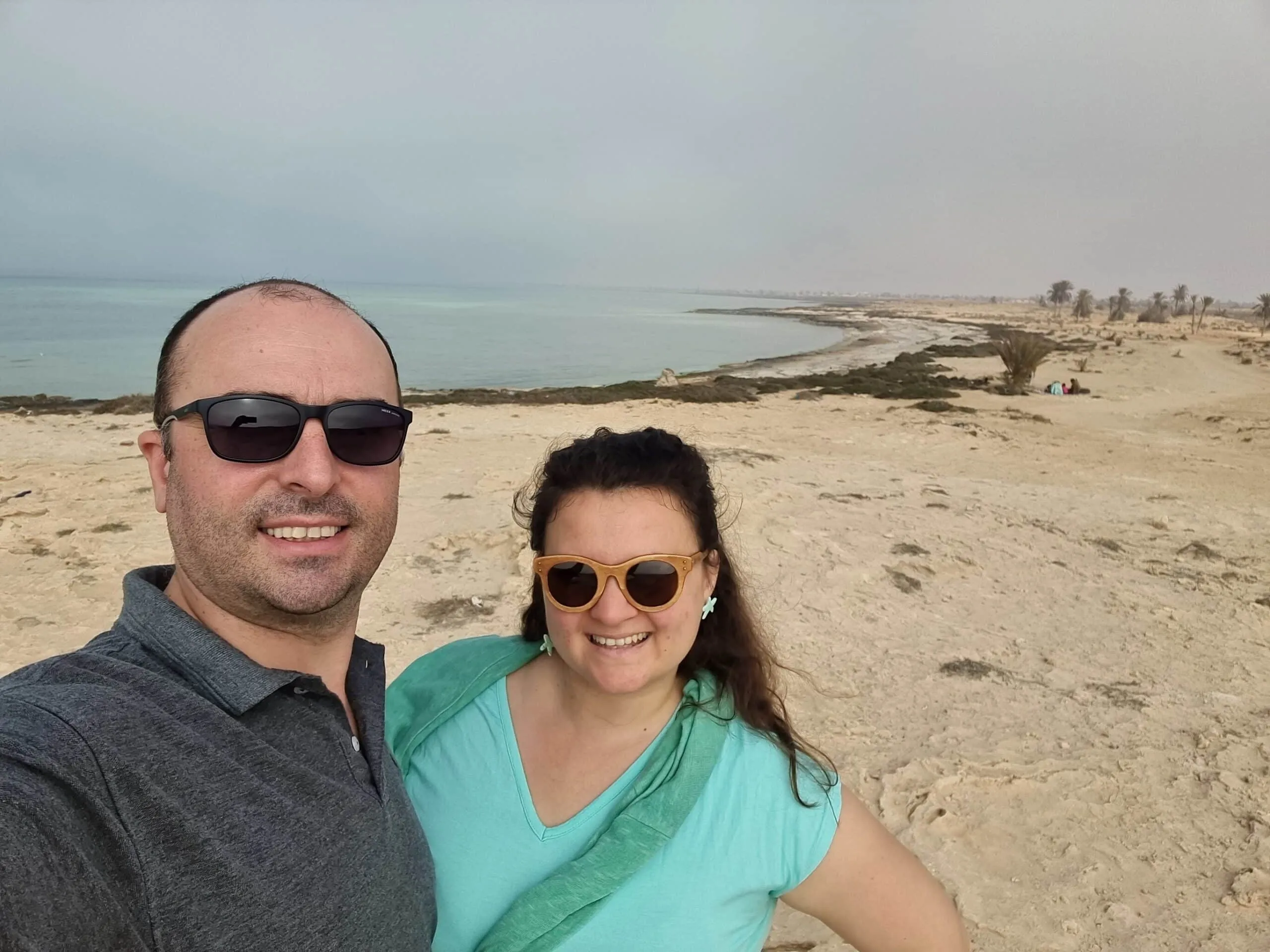 A beach on Djerba island, Tunisia