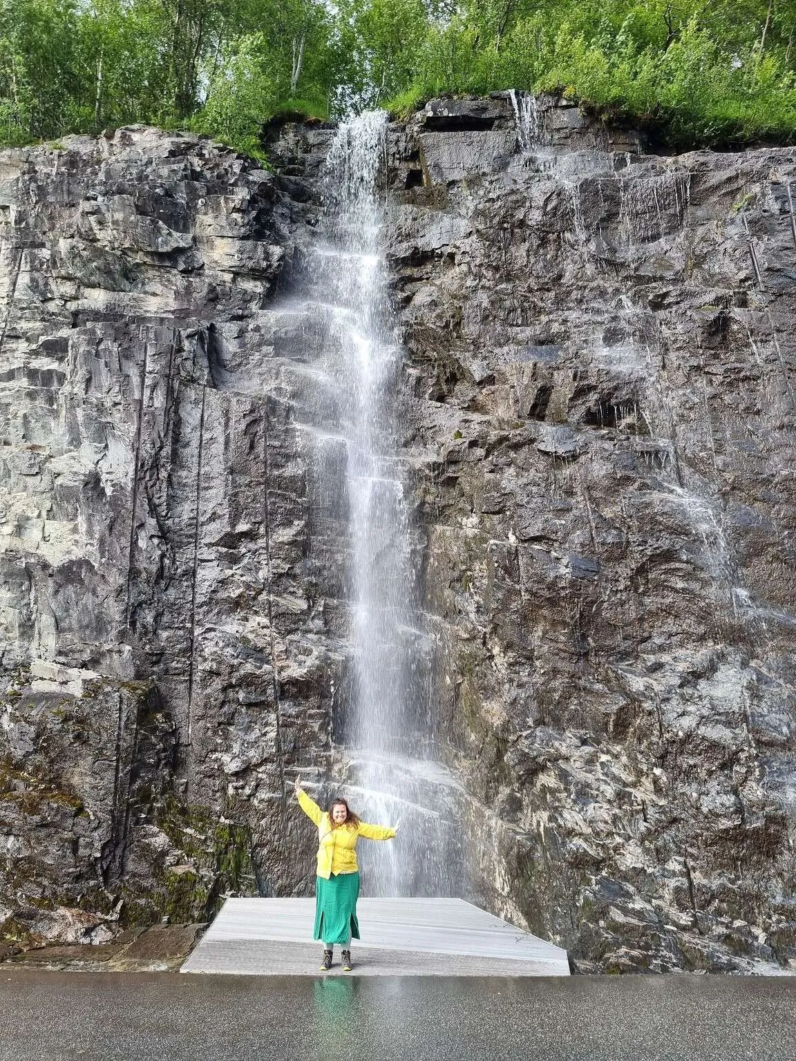 A waterfall in Norway