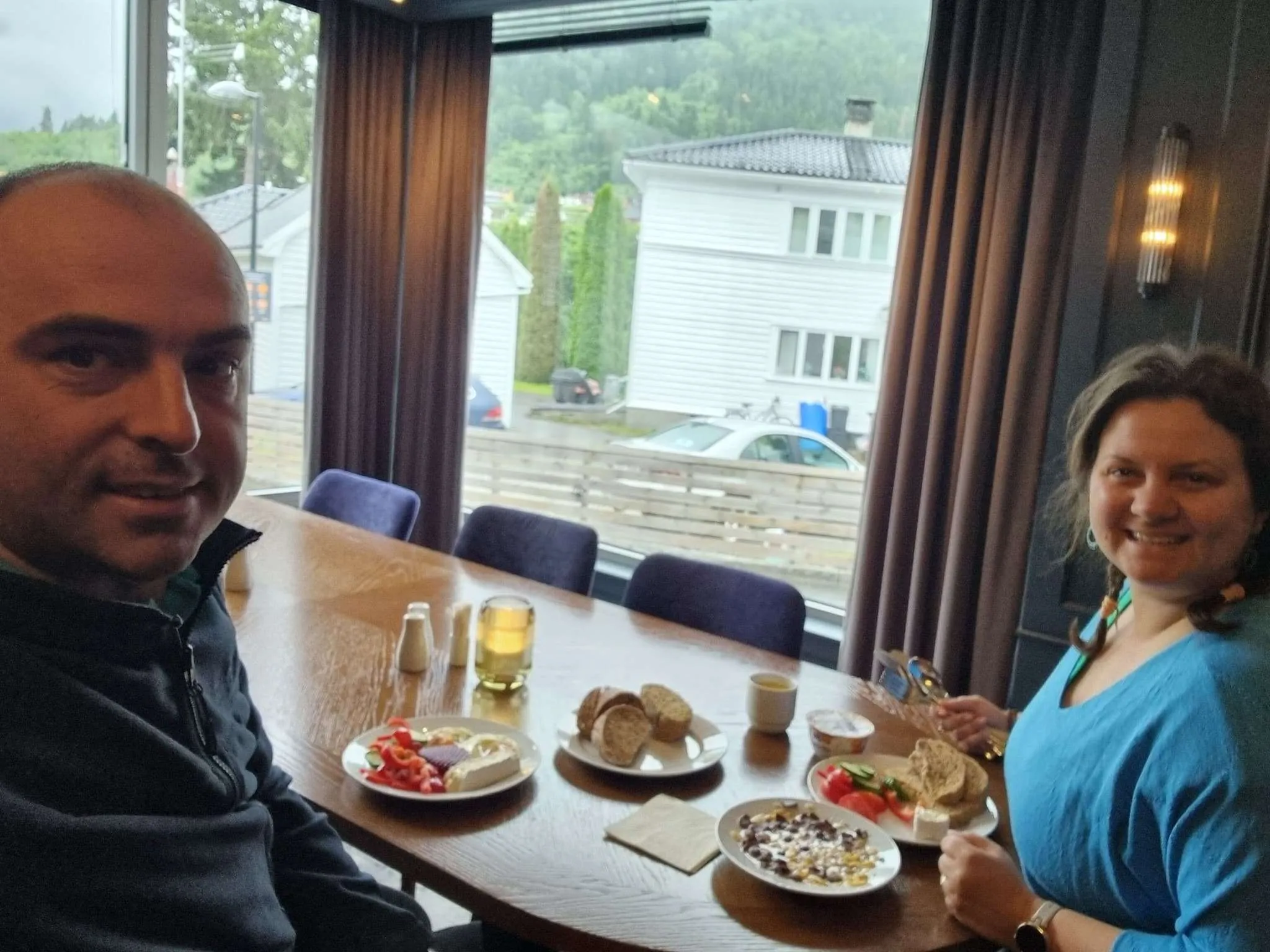 Breakfast at Quality Hotel Sogndal, Sognefjord, Norway