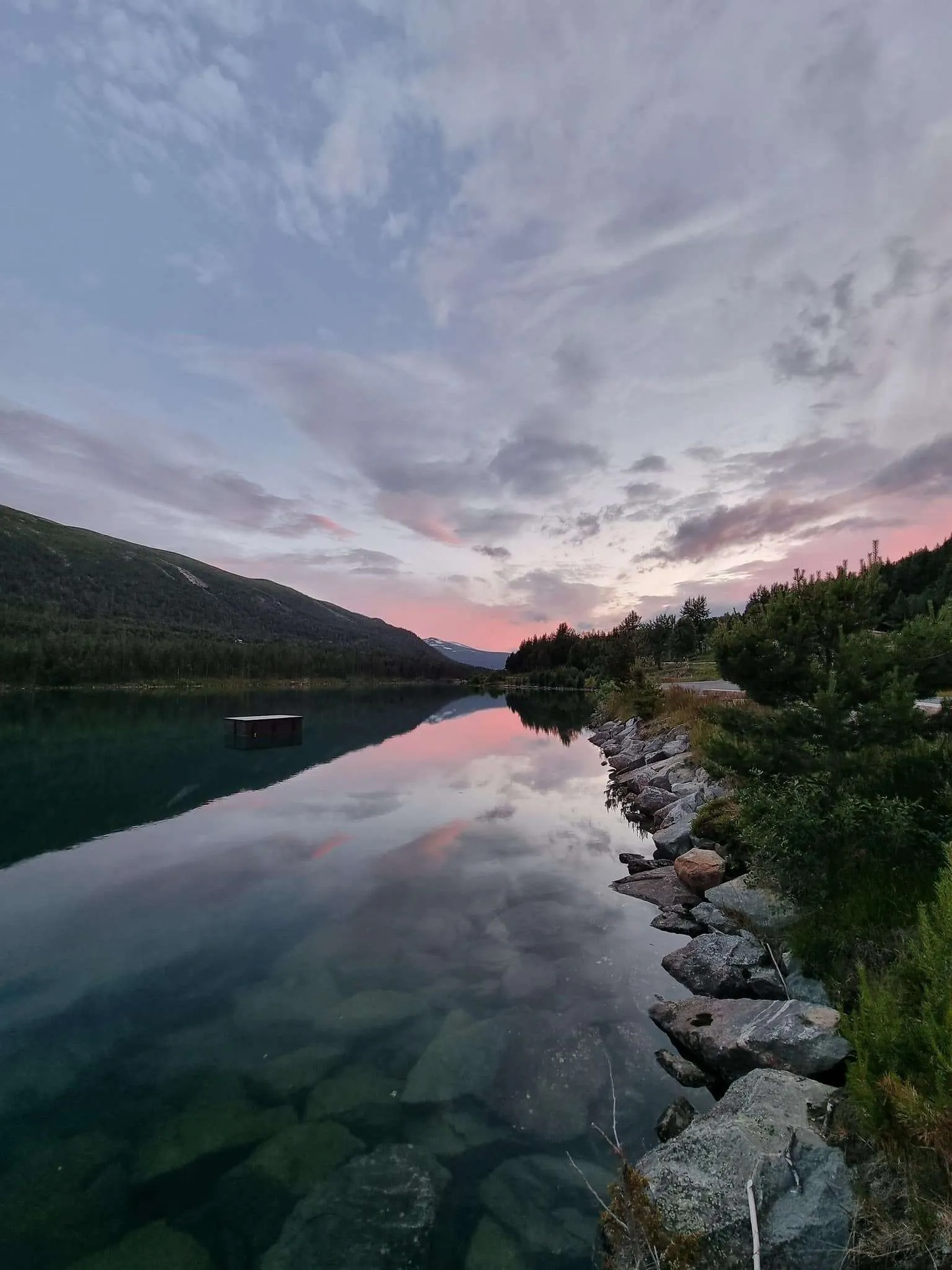 A lake near Reinheimen Lodge, Norway
