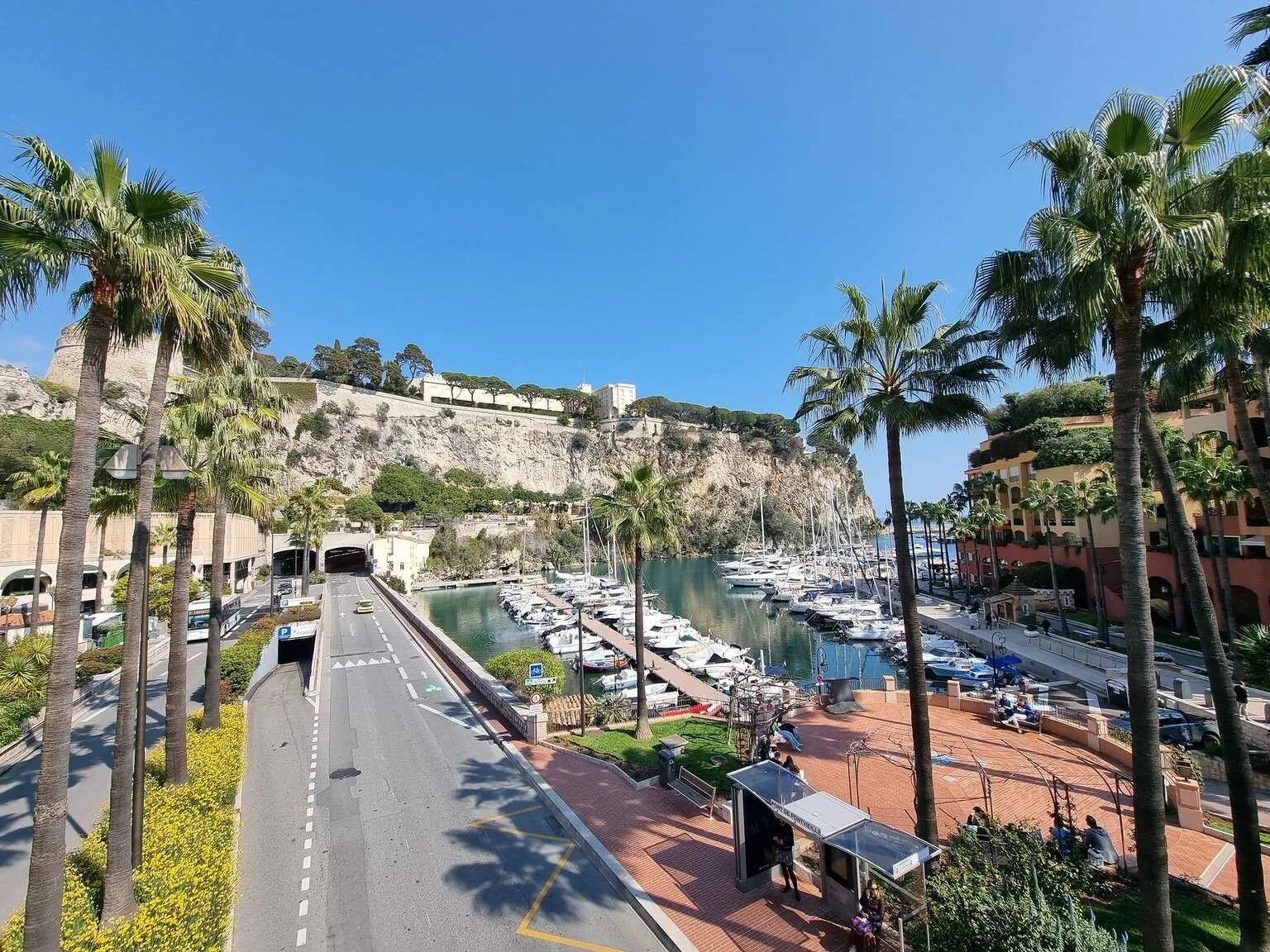 Port de Fontvieille and Prince’s Palace of Monaco, Monaco
