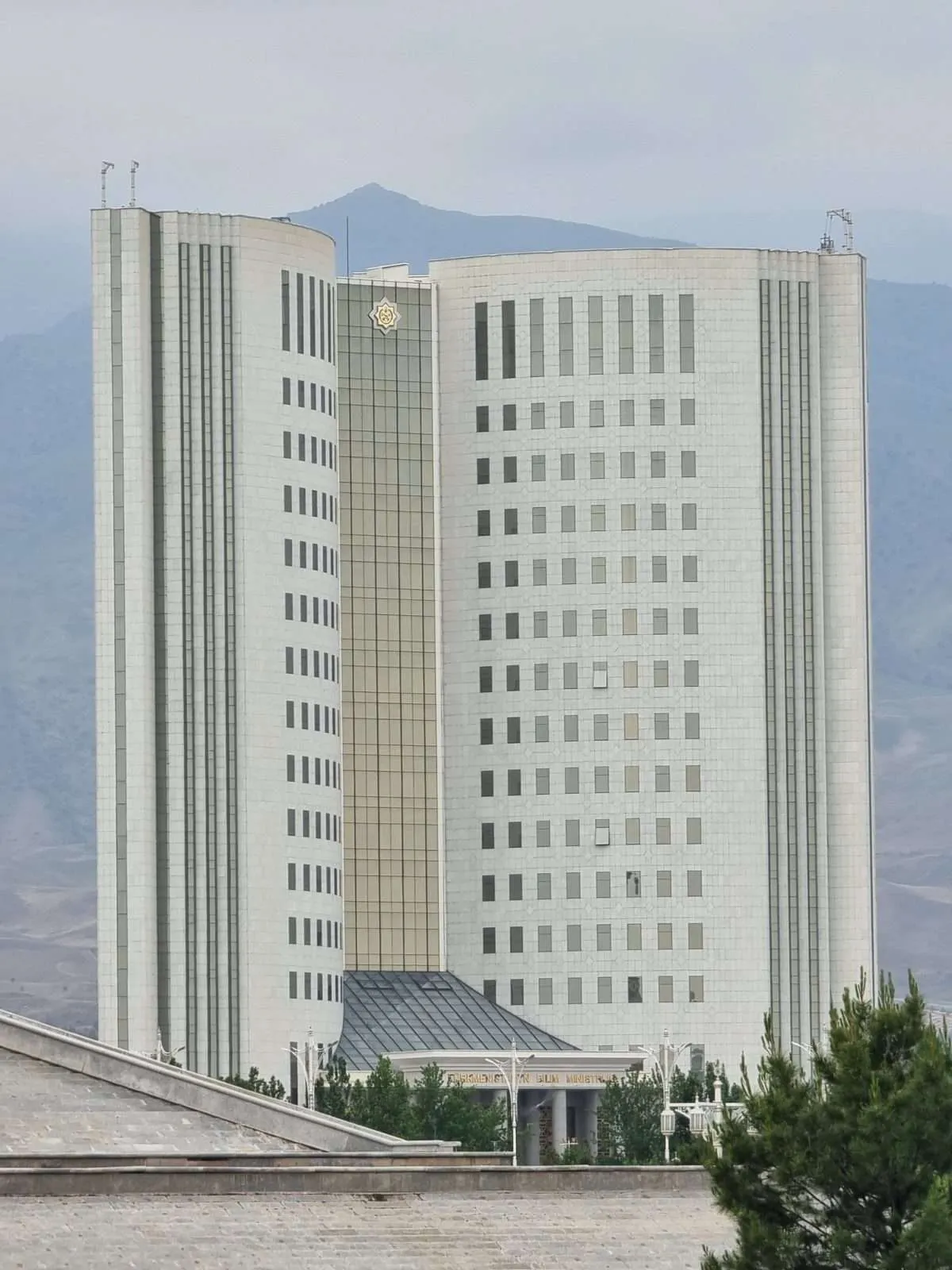 Turkmenistan - Day 2 - Ashgabat Ministry of Education Building
