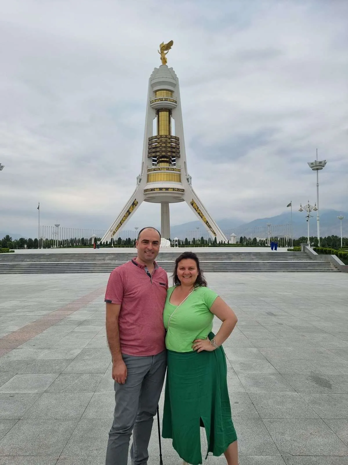 Turkmenistan - Day 2 - Ashgabat Monument of Neutrality