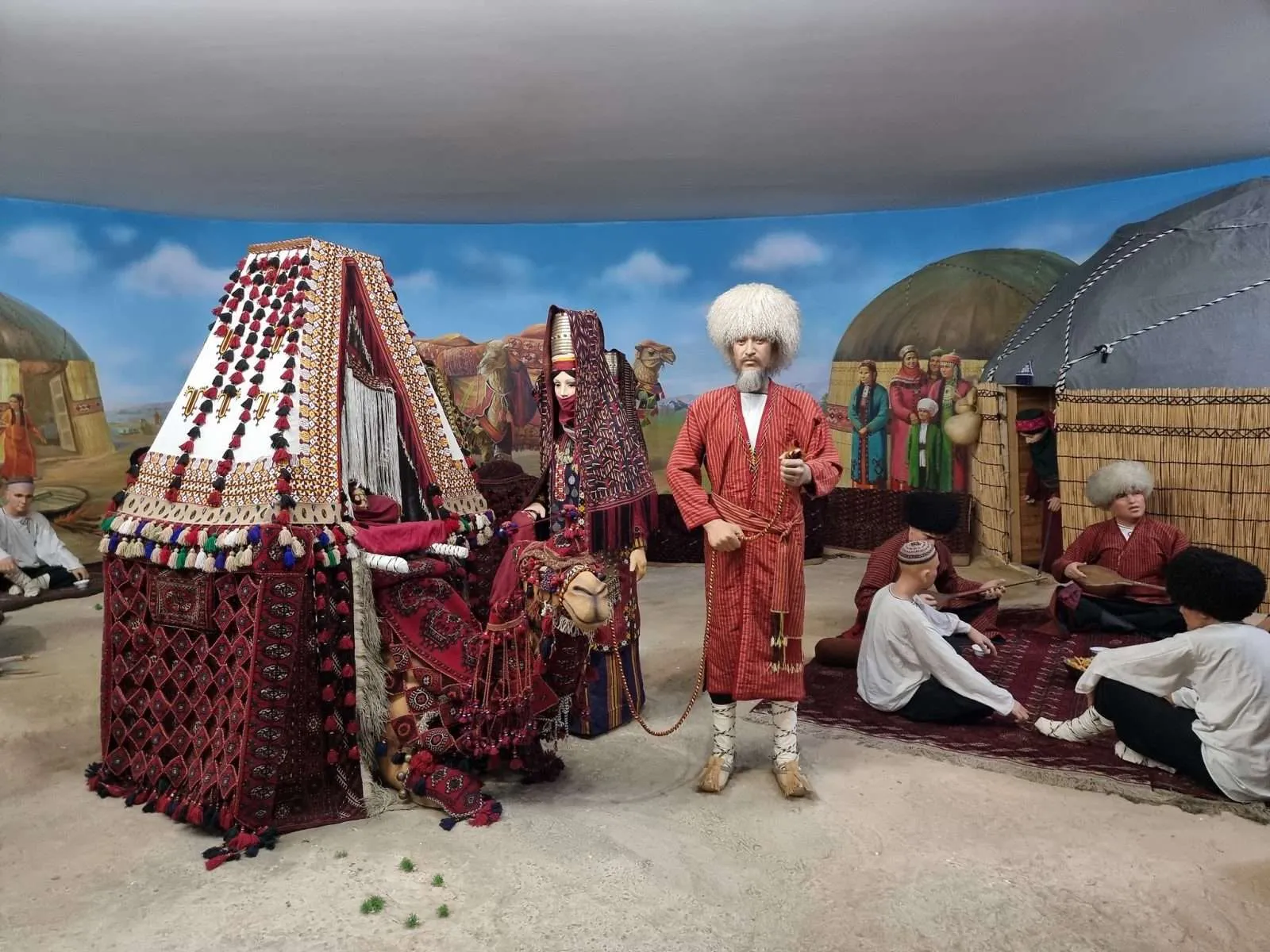 Turkmenistan - Day 3 - History Museum wedding caravan
