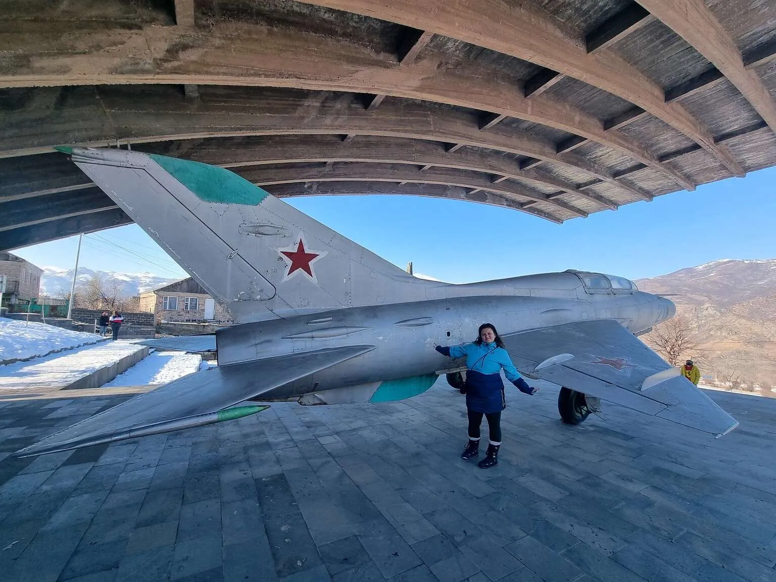 The MiG 21 airplane, Mikoyan Brothers’ museum, Armenia