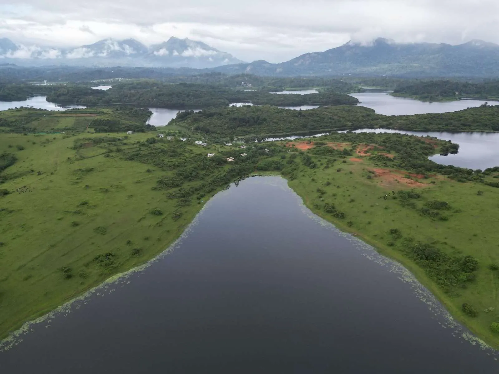 Drone view of Wayanad, Kerala, India