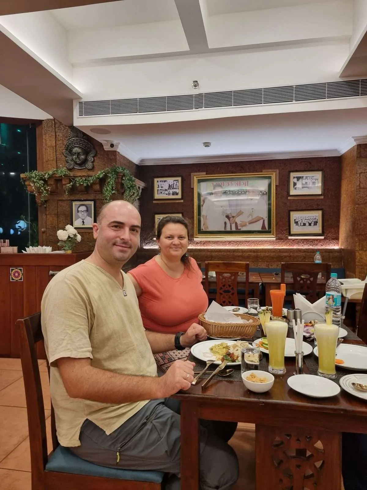Restaurant at Krishna Beach Resort, Kannur, Kerala, India