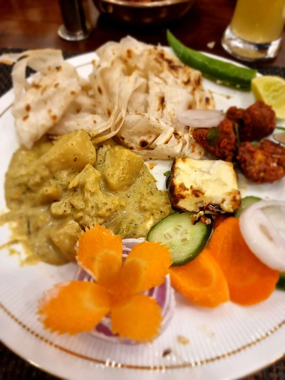 Restaurant at Krishna Beach Resort, Kannur, Kerala, India