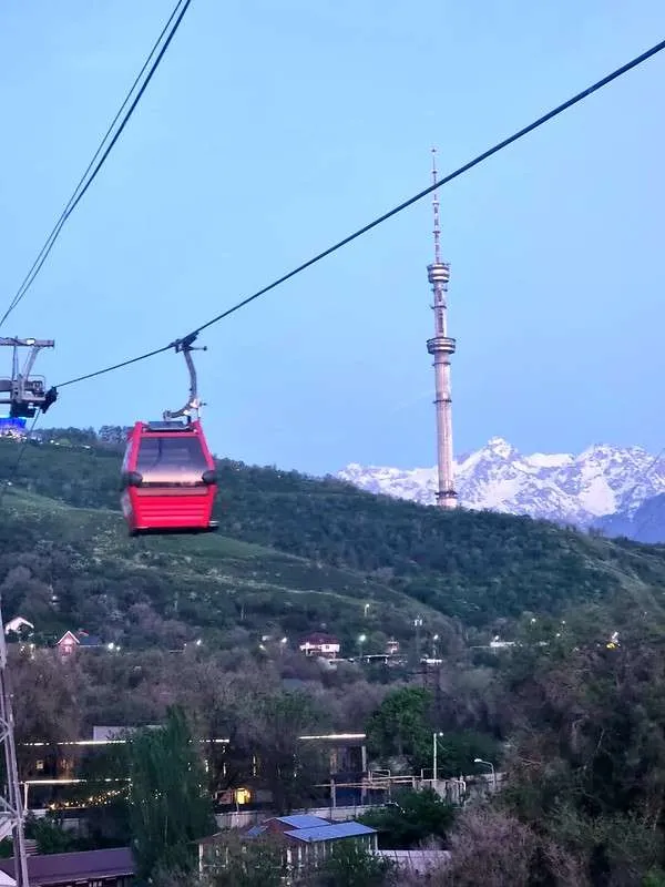 Almaty Kok Tobe Cable Car bottom station