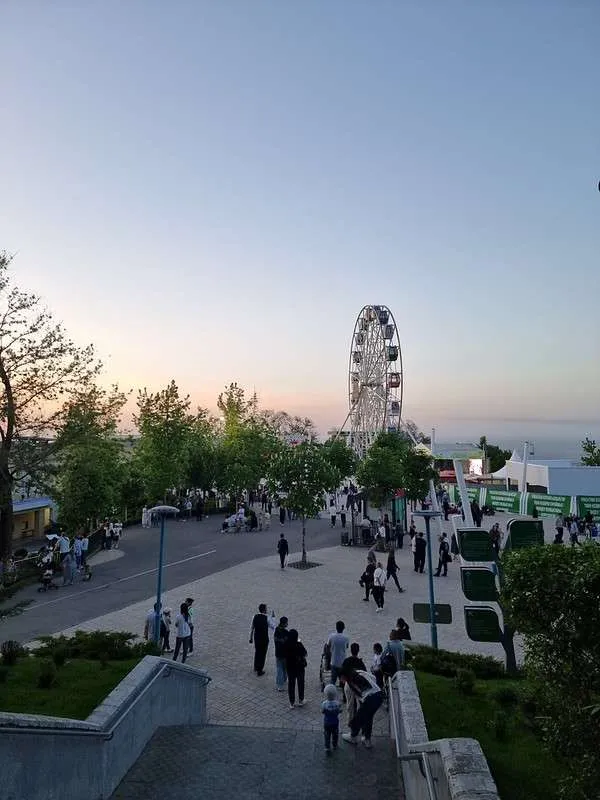 Almaty Kok Tobe Ferris Wheel Panoramic