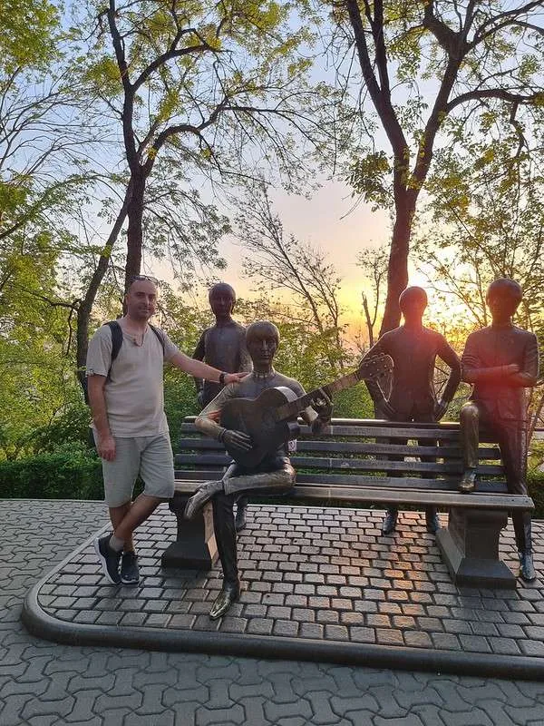 Almaty Kok Tobe The Beatles Statue