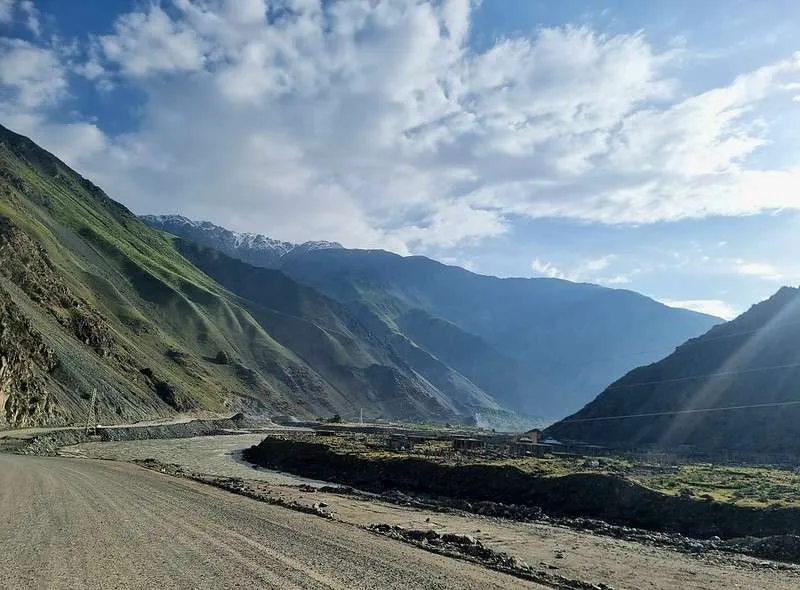 day 2 Pamir Highway the views after Kala-i-Khum and Afghanistan