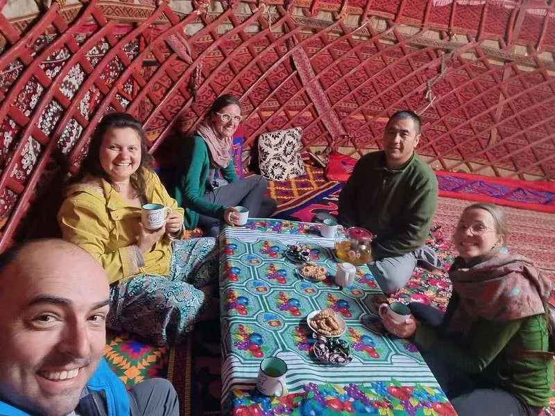 day 4 Pamir Highway visiting a nomadic family 3