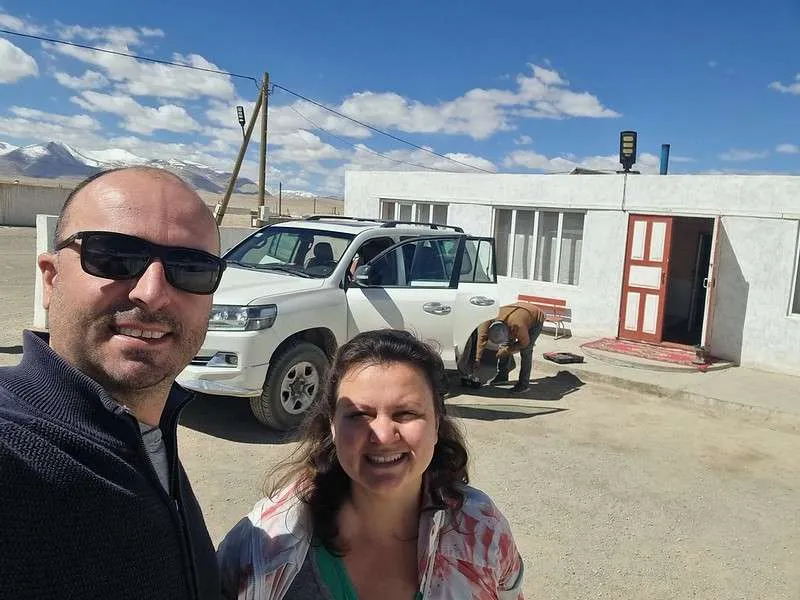 day 5 Pamir Highway starting the day from Alichur at 3900 meters above sea level